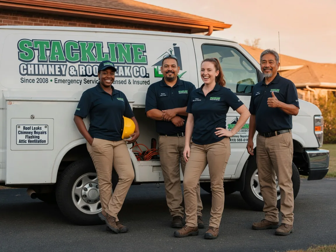 Chimney flashing repair company in Horseshoe Bay, TX